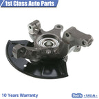 Set of 2 Wheel Bearing Hub Steering Knuckle Assembly for Ford Mazda (2001–2004)