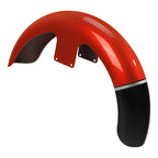 21" Front Fender for Harley Street Glide (1997–2013) Sunset Orange/Black Fade