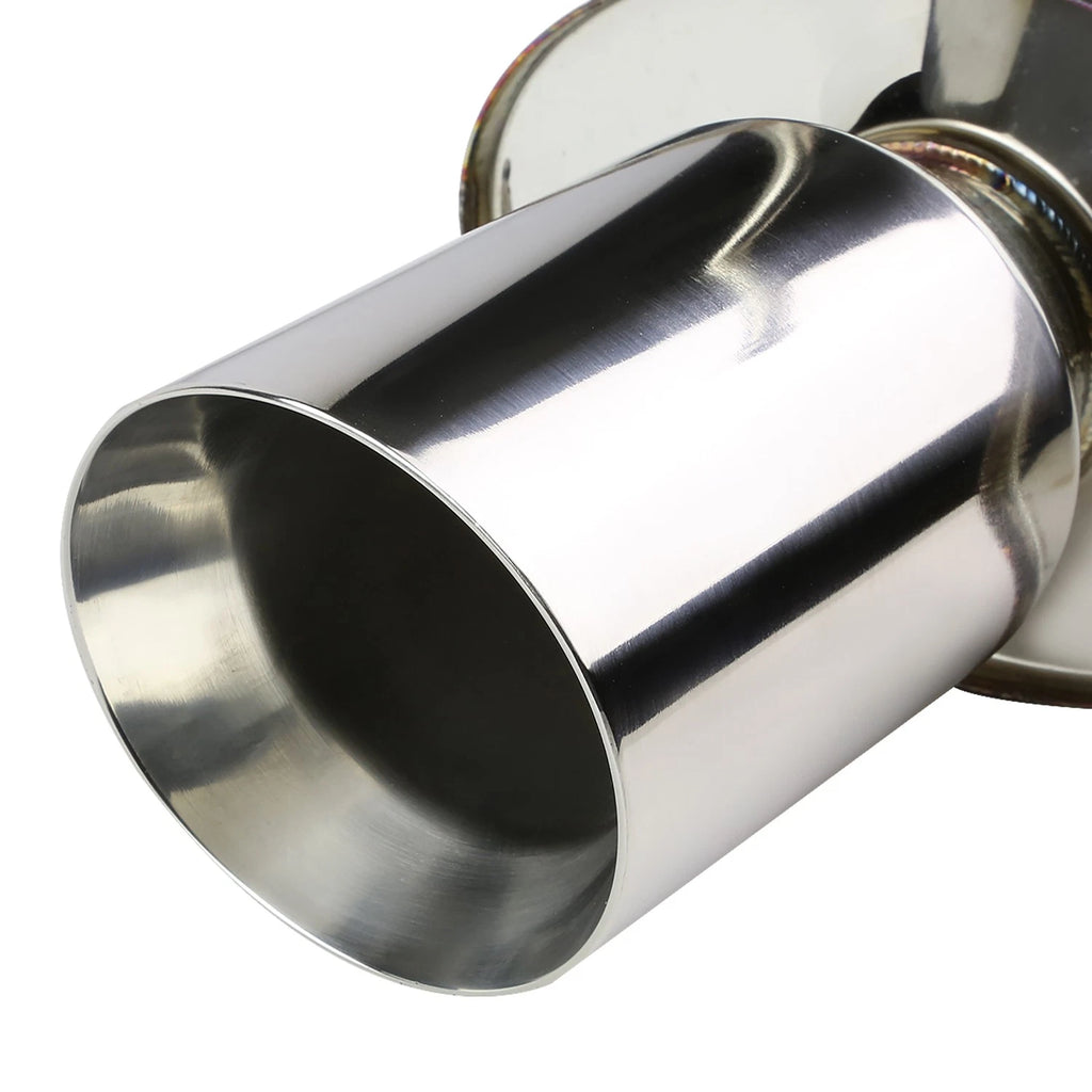 4" Rolled Muffler Tip Racing Catback Exhaust System for Eclipse 4G (2006–2009)