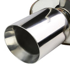 4" Rolled Muffler Tip Racing Catback Exhaust System for Eclipse 4G (2006–2009)