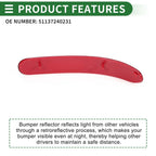 Bumper Reflector for BMW Mini Cooper Clubman R55 Rear Left (2008-2014)