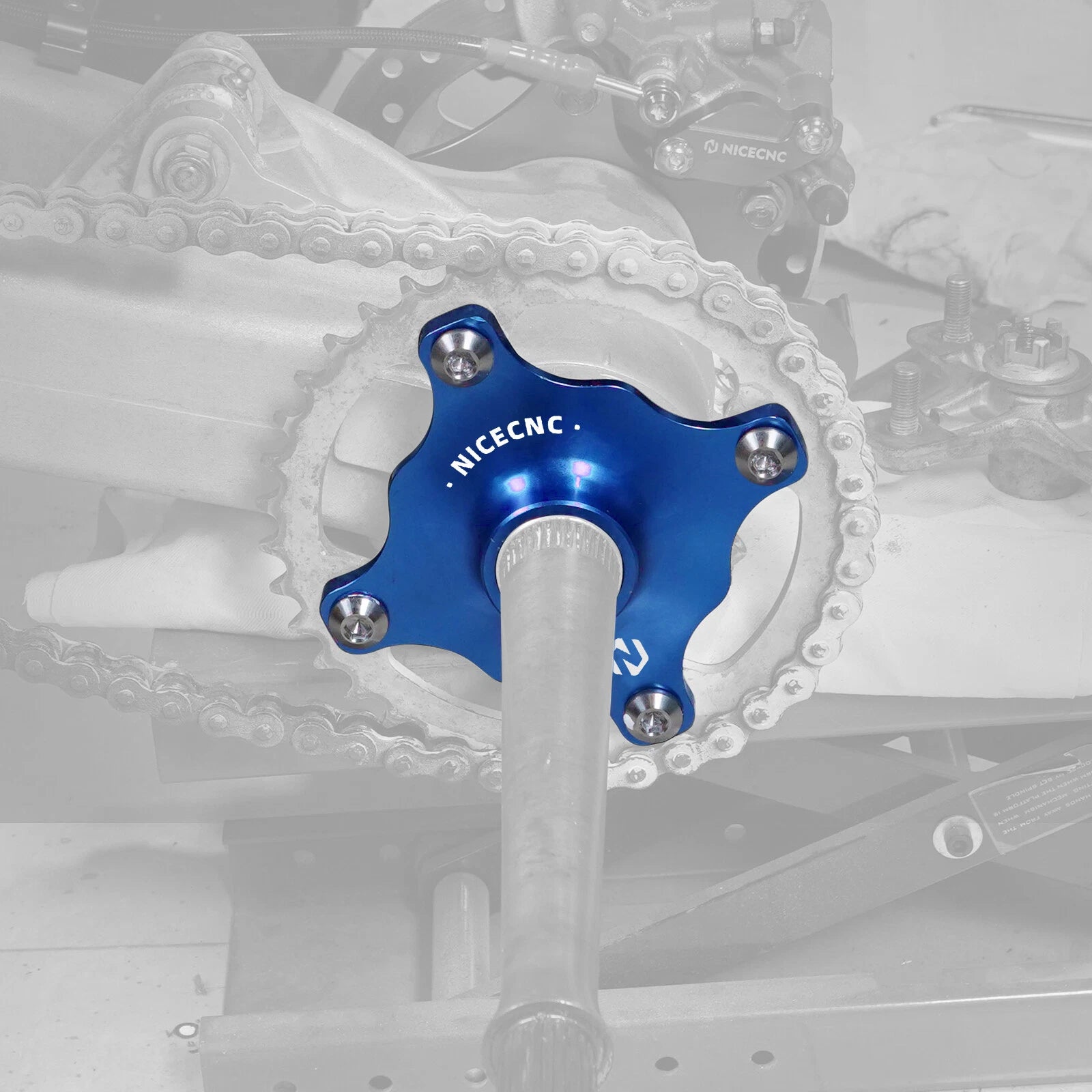 Aluminum Wheel Axle Collar Sprocket Hub for Yamaha Raptor 700 (2006–2024)