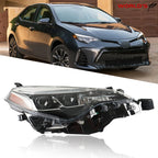 LED Headlight for Toyota Corolla SE XSE XLE (2017–2019) Right Side Black Clear