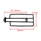 Rear Luggage Rack Solorack Black for Sportster XL883 XL1200 (1985–2003)