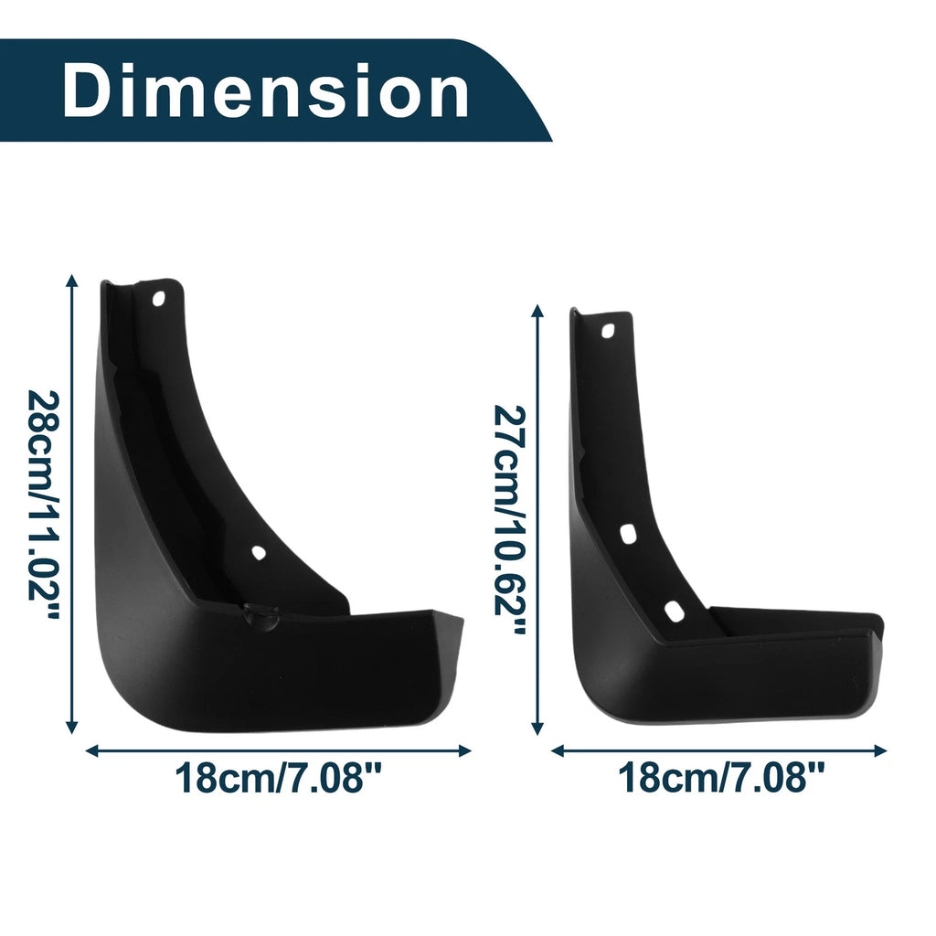 Set of 2 Mud Flaps Splash Guards for Volkswagen Magotan (2020–2021)