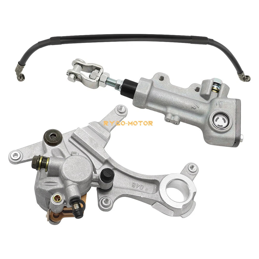 Rear Brake Caliper & Master Cylinder Hose Assy for Kawasaki KLX450R KX450/KX450F (2008–2019)