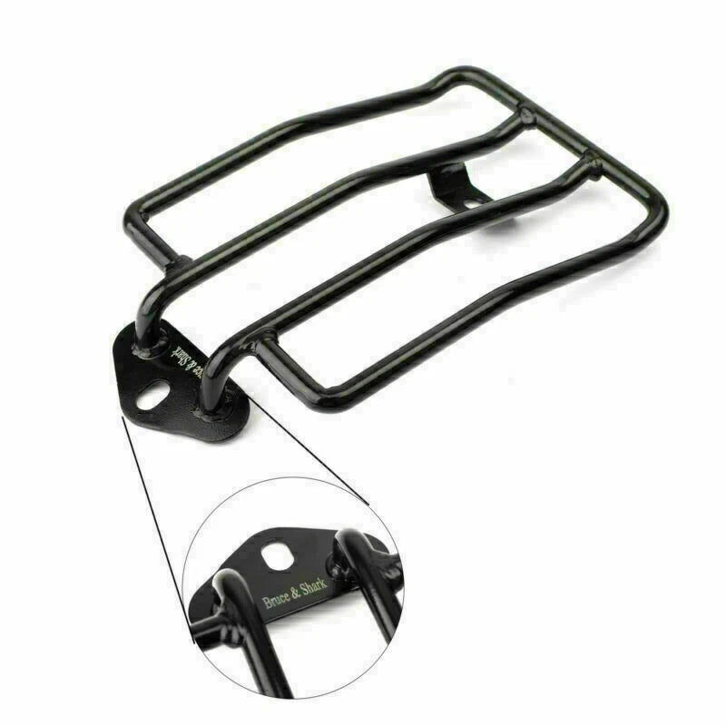 Solo Seat Luggage Rack for Sportster XL883 1200 (2004–2015) Black AV