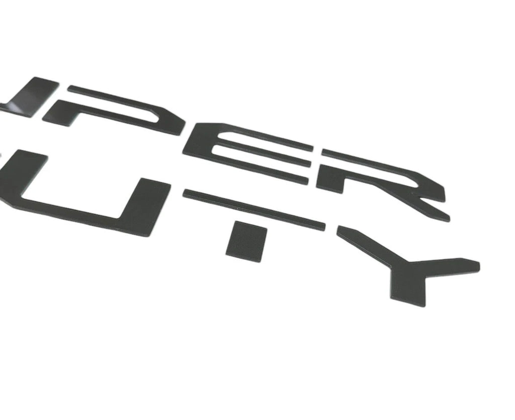 Hood Inserts Letters OEM Style for 2023-2025 Ford Super Duty