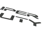 Hood Inserts Letters OEM Style for 2023-2025 Ford Super Duty