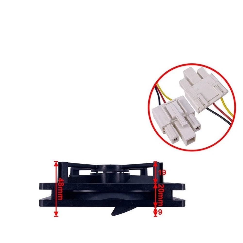 Refrigerator Evaporator Fan Motor 12V DC 0.136A for Consistent Cooling