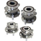 Wheel Hubs for Subaru Impreza (2012–2014) Front & Rear with Bearing AWD