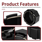 Set of 4 Matte Black Hub Cap Covers for Polaris Sportsman 570 (2015–2025) 5451374-458