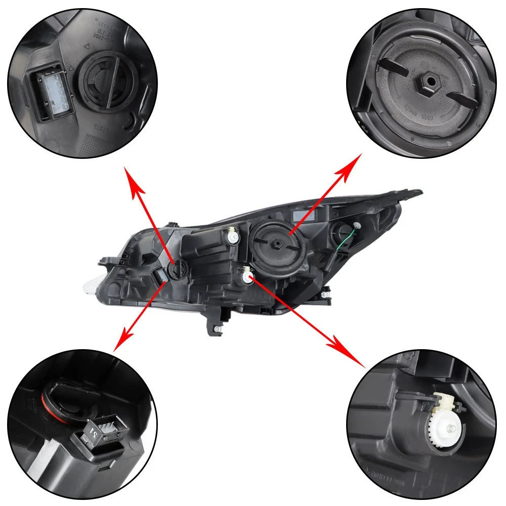 Right Side Halogen Headlight for Buick Regal (2014-2017) Chrome Finish