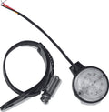 LED Turn Signals Fork Mount Black/Amber for Powersports (2 in.)