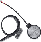 LED Turn Signals Fork Mount Black/Amber for Powersports (2 in.)