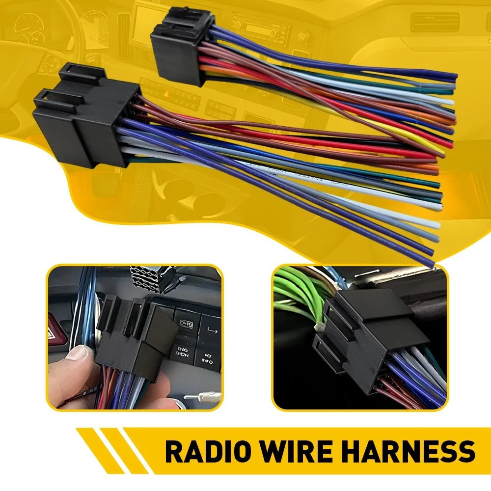 16 Pin Radio Wire Harness Adapter for Kenworth T270/T880 (2011–2020)