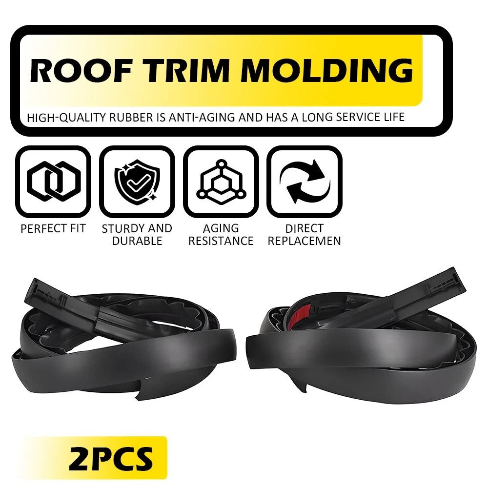 2X Roof Drip Moulding Trim for Toyota Tacoma (2005–2015)