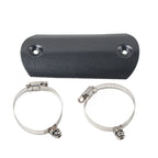 Exhaust Middle Pipe Heat Shield Cover for Motorcycle (Universal Fit)