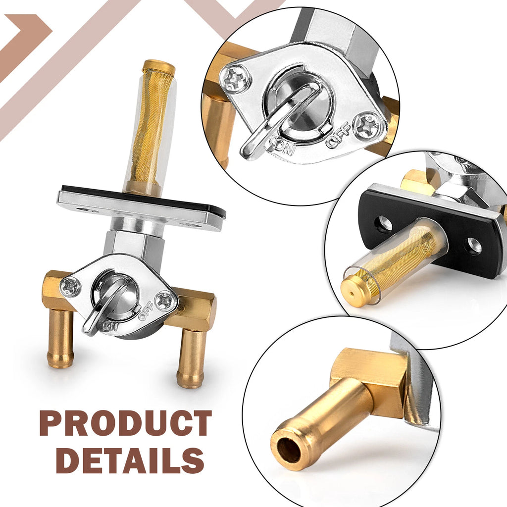 Dual Feed High Flow Fuel Valve Petcock for Yamaha Banshee 350 (1987–2006)