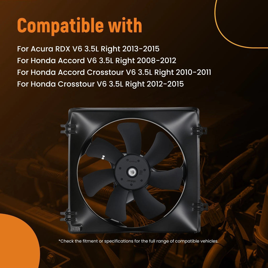 Cooling Fan Right for Honda Crosstour (2012-2015)