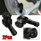 Aluminum Tire Valve Stem for Motorcycle (Black)