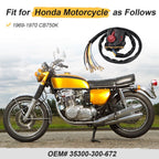Right Handle Kill Head Light Starter Switch for Honda CB750 K0 (1969–1970) 35300-300-672