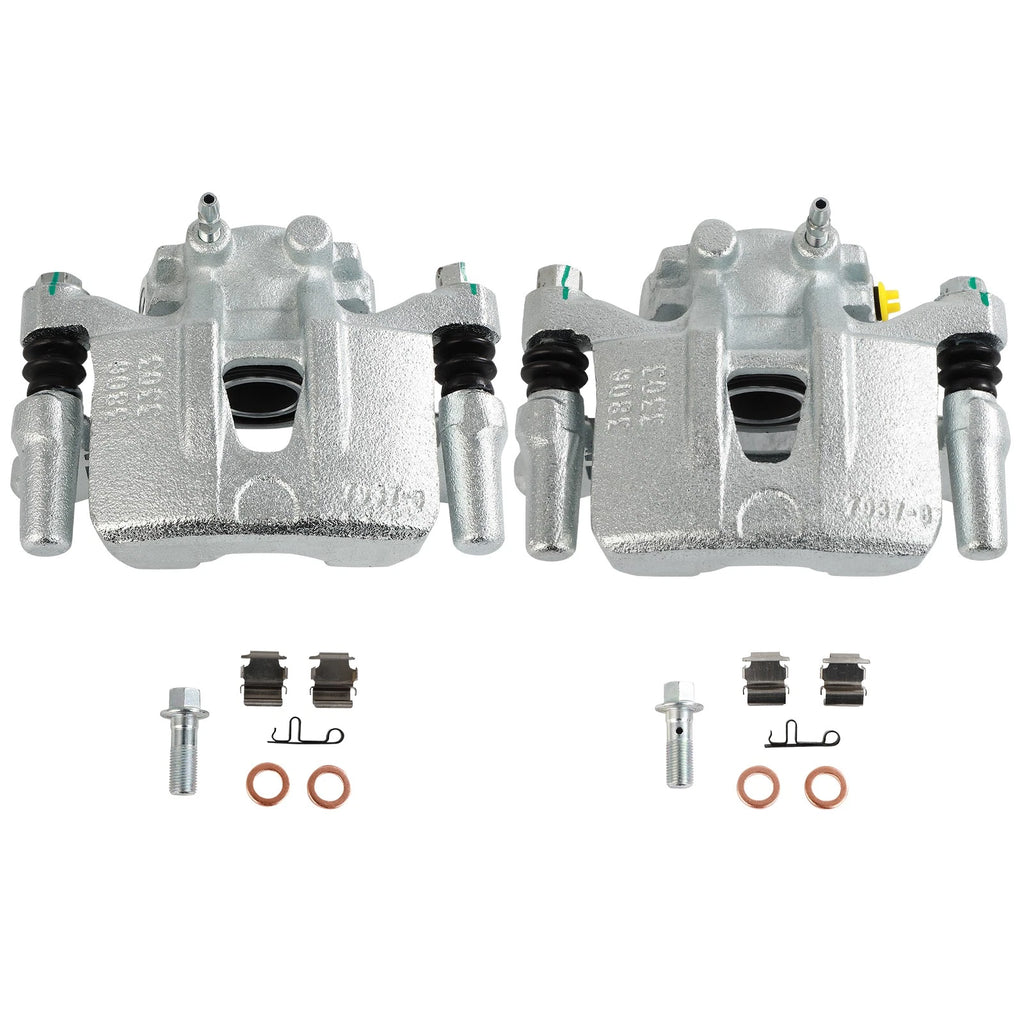 Rear Pair Brake Calipers for Mitsubishi Endeavor (2004–2008) w/ Bracket