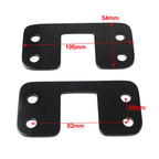 21" Front Wheel Mudguard Lift Bracket Adapters for Harley Road King, Street Glide (2009-2023)