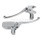 1" Hydraulic Brake Master Cylinder & Clutch Lever Set for Universal Fit