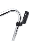Black CNC Dominator Foot Peg Rest 3" Short Clamp 1.25" for Harley Road Glide