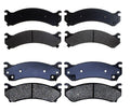 Set of 4 Ceramic Brake Pads for Silverado Sierra 3500 HD (2011–2019)