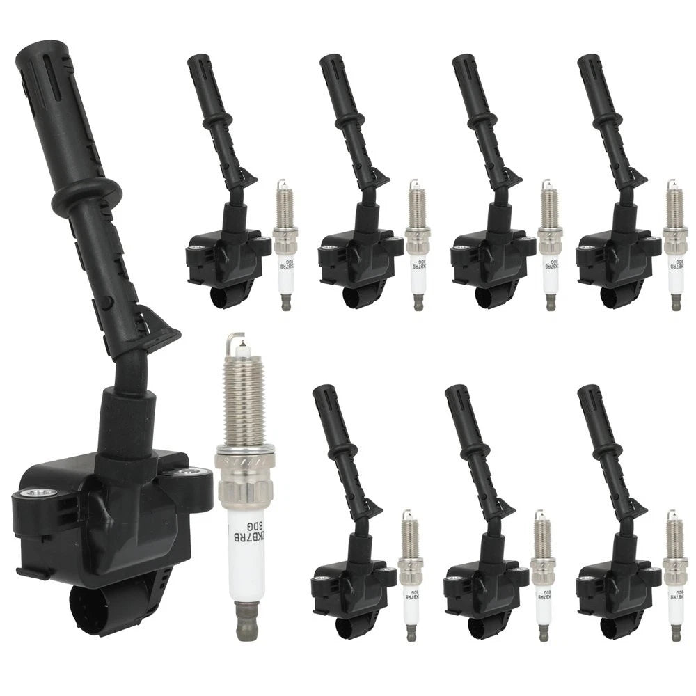 Set of 8 Ignition Coils & Spark Plugs for Mercedes-Benz GL450 (2013–2014)