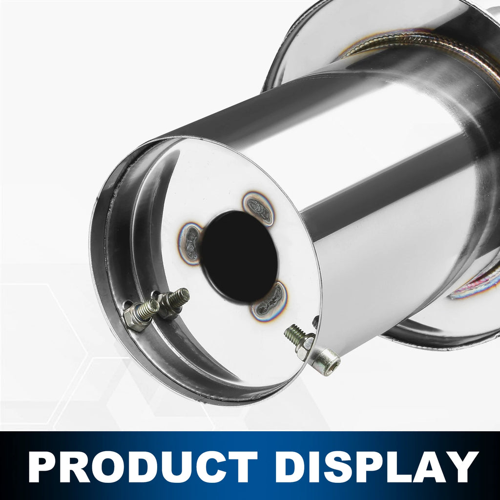 4" Muffler Tip Racing Catback Exhaust for Honda Civic EX/LX/DX (2006–2011)