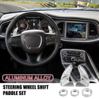 Silver Tone Inner Paddle Shifter Set for Dodge Charger (2015–2023) 745065577905