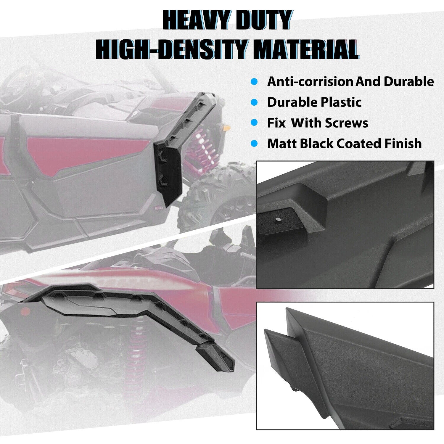 Super Extended Fender Flares for Can-Am Maverick X3/MAX (2017-2025)