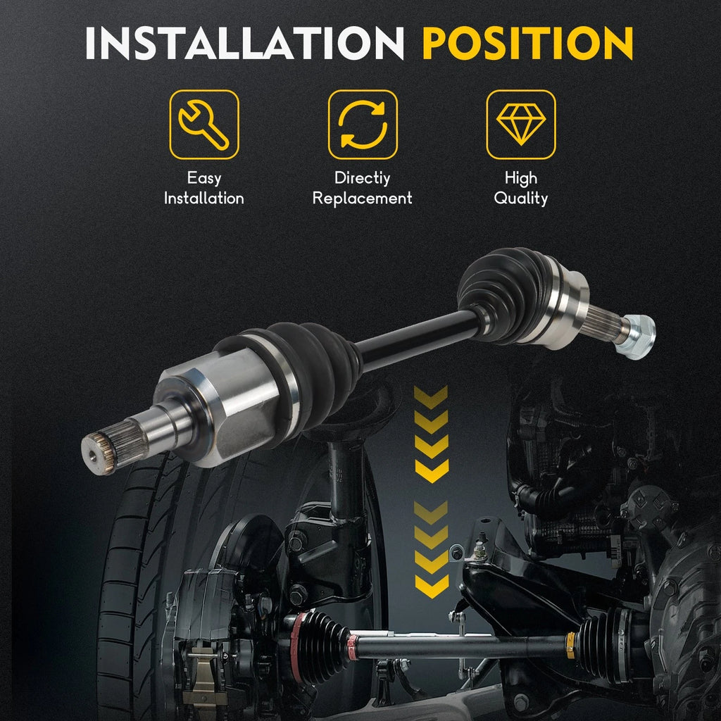Front Driver CV Axle Assembly for Fiat 500 (2012–2016)
