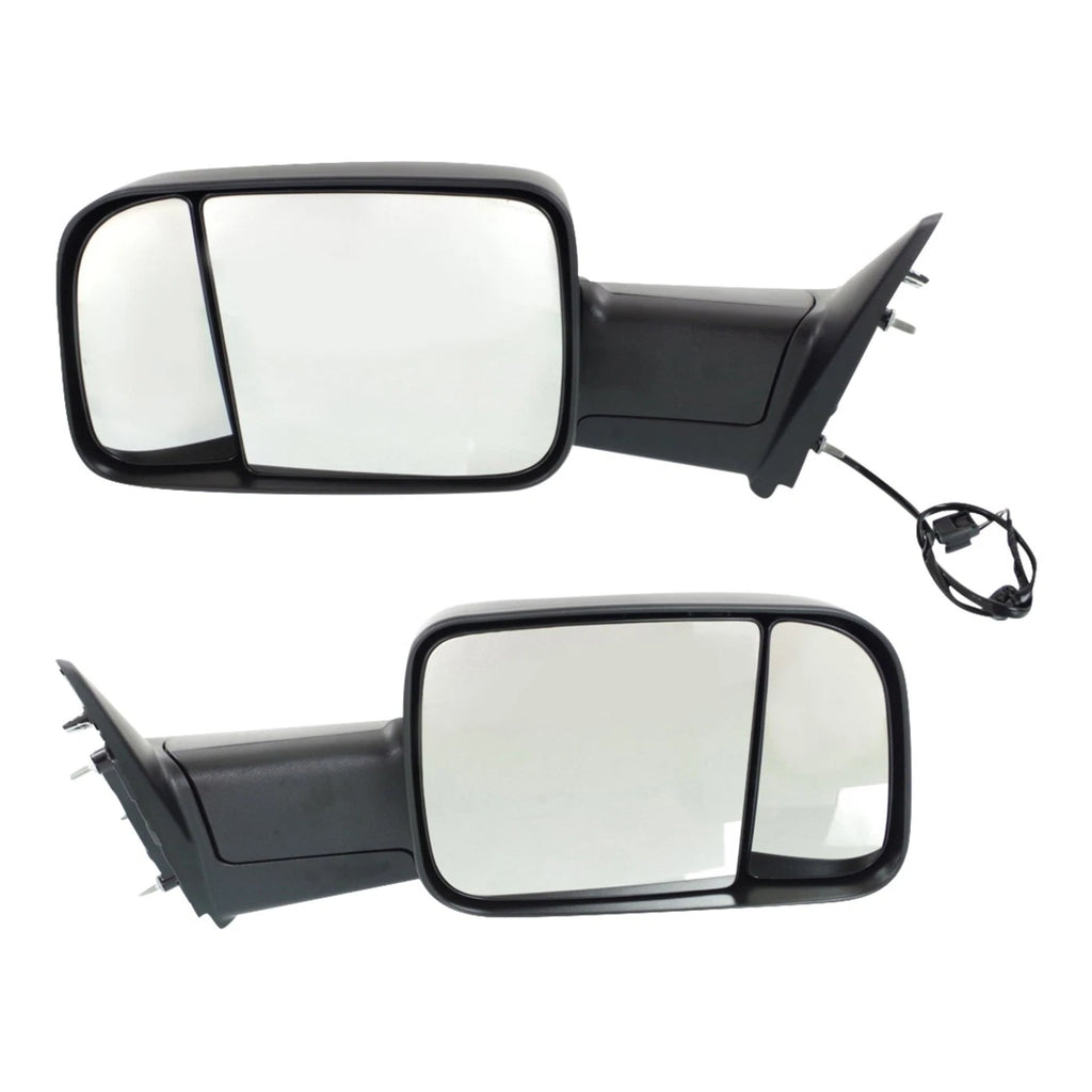 Tow Mirror Set for Ram 1500 (2013–2018) Manual Fold Extendable