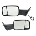 Tow Mirror Set for Ram 1500 (2013–2018) Manual Fold Extendable