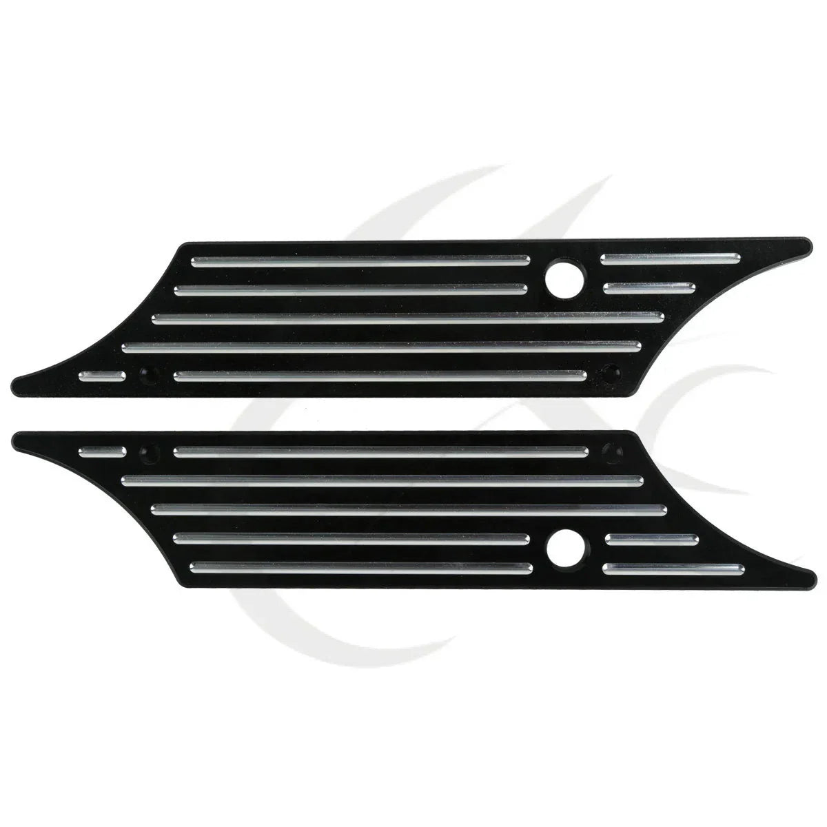 Black Saddlebag Latch Covers for Harley Street Electra Glide (1993-2013)