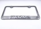 License Plate Frame Chrome 3D Mazda Script for Mazda 3 (2014–2018)