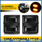 Smoked Lens Amber LED Side Mirror for Ford F250 F350 F450 F550 (2008–2016)