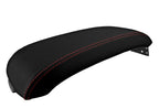 Leather Console Lid Armrest Cover for Ford Edge (2007–2010) Red Stitch