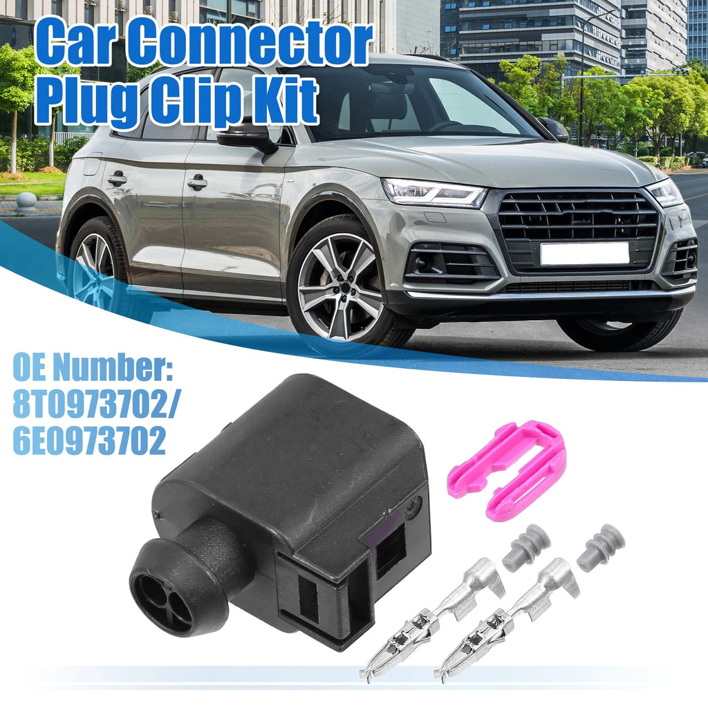 Set of 2 ABS Sensor Connectors No.8T0973702/6E0973702 for VW Audi 