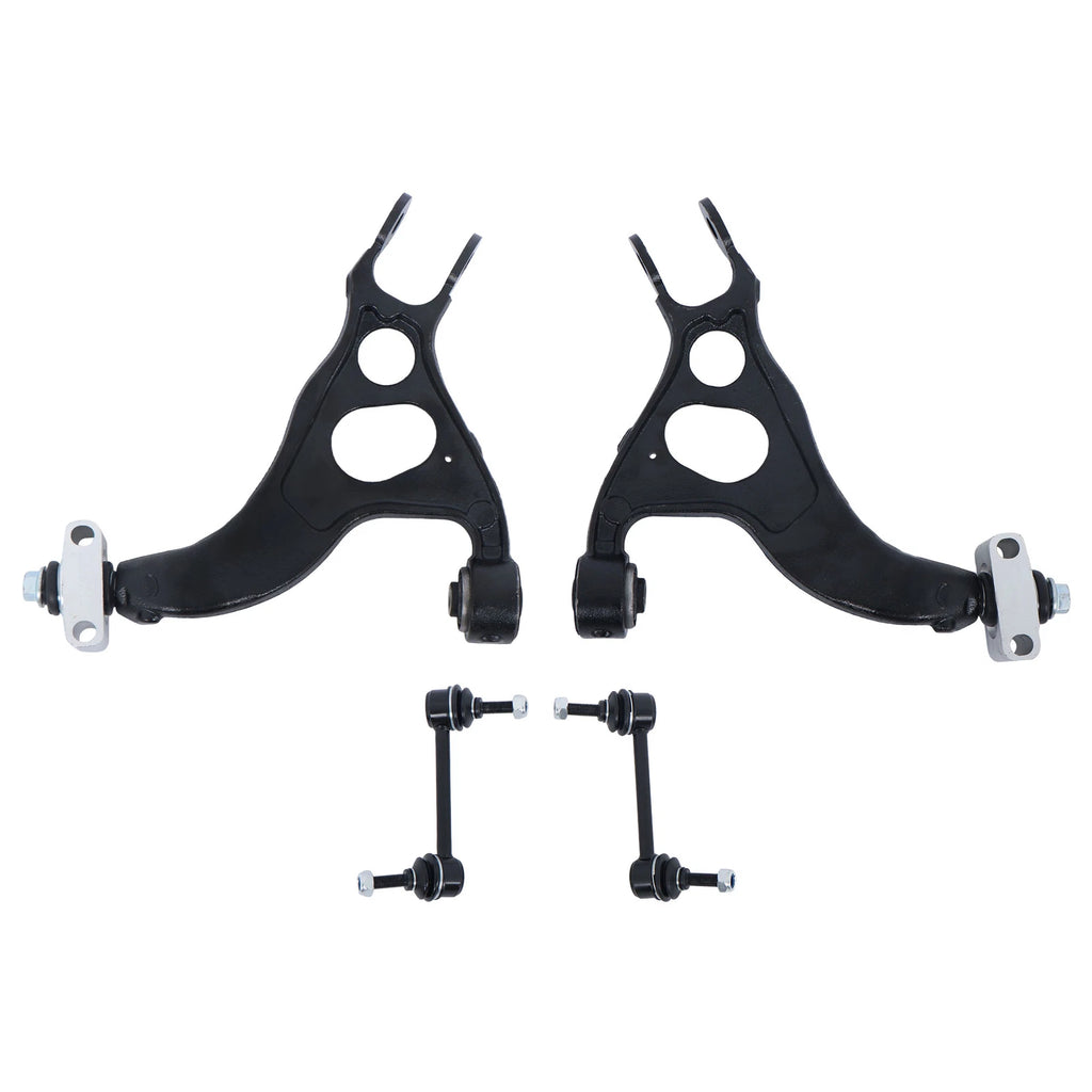 Set of 4 Rear Upper Control Arms Sway Bar Links for Ford Flex Taurus (2010-2018)