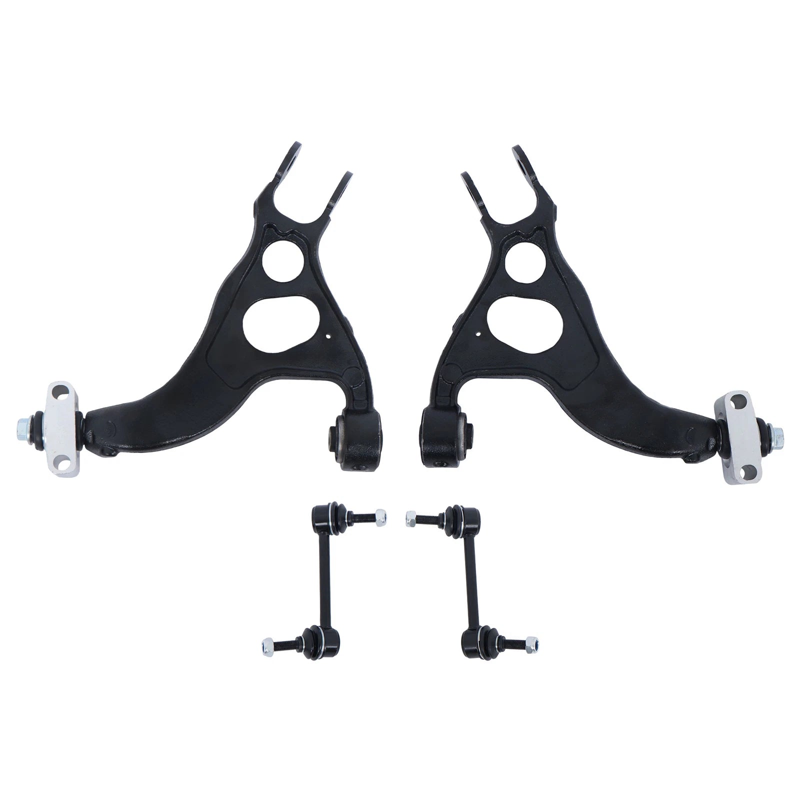 Set of 4 Rear Upper Control Arms Sway Bar Links for Ford Flex Taurus (2010-2018)