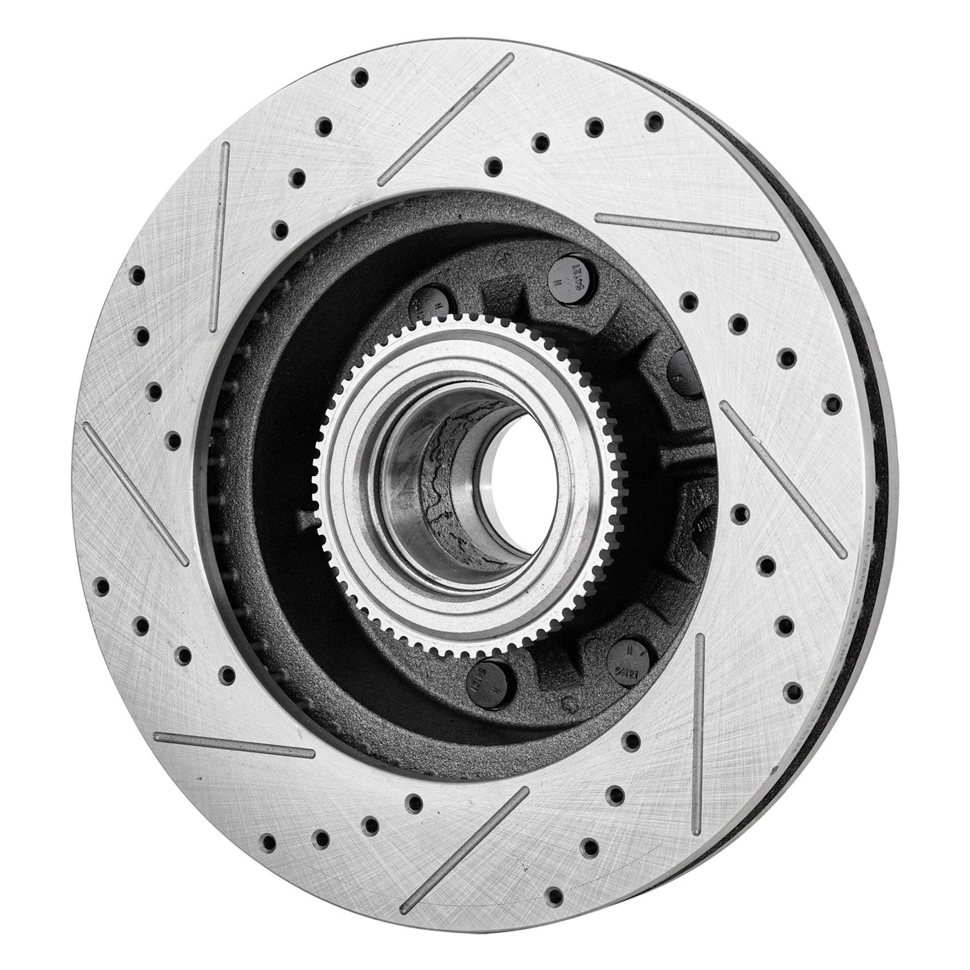 Disc Brake & Pad Kit for Ford F-250 Super Duty (2010–2012) Cross-drilled