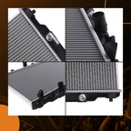 Engine Radiator for Acura TL 3.5L (2009–2011) DPI13121 Transmission Cooler Downflow