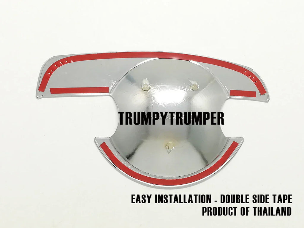 Chrome Door Handle Cover Insert Bowl Trim for Nissan Navara D40 (2005-2015)