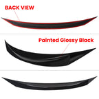 Gloss Black Front Hood Bumper Upper Trim for Honda Civic Si (2016–2021)