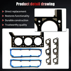 Head Gasket Set with Bolts for Jeep Wrangler 3.8L (2007–2011)